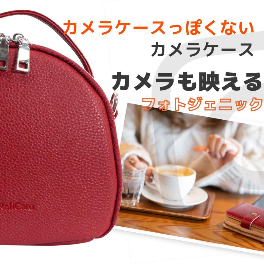 カメラバッグ 一眼レフ 女子 ショルダー カメラケース かわいい デジタル一眼 ミラーレス カメラキャリー 大容量 自立 持ち手 本革 本体 Pu 牛革 Raficaro Otz7276 All Right Leather 通販 Yahoo ショッピング