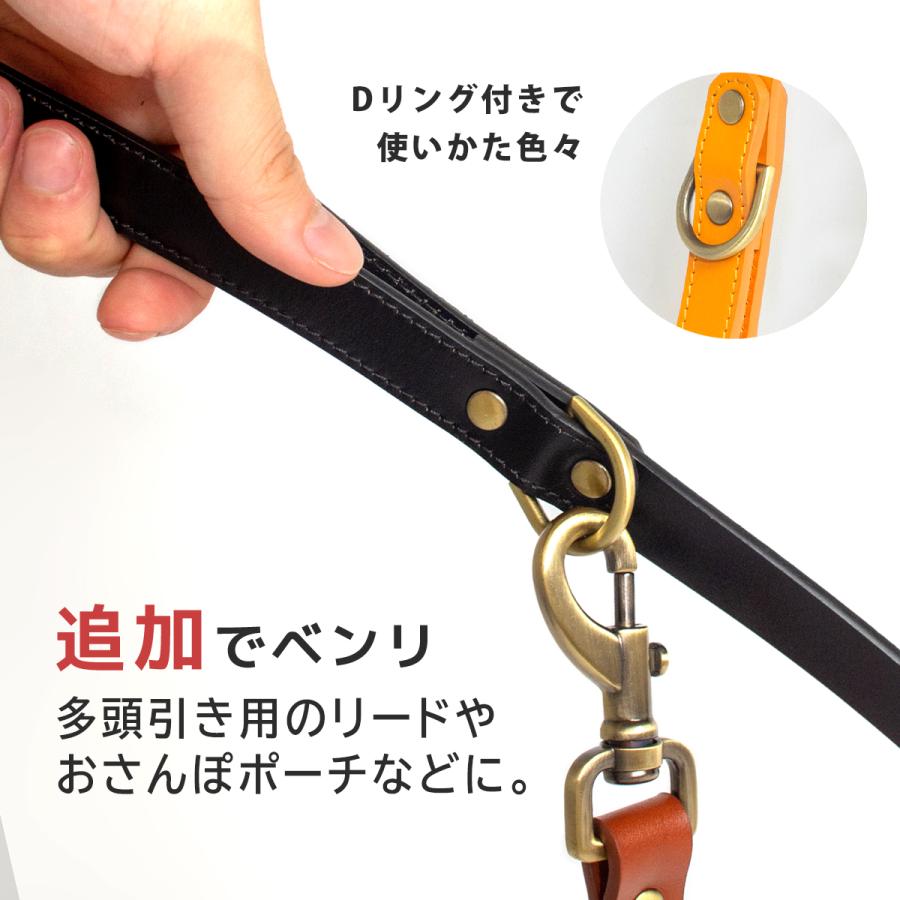 RafiCaro（ラフィカロ） リード 犬 ペット用 本革 牛革 ブランド