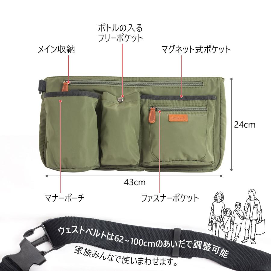 RafiCaro（ラフィカロ） お散歩バッグ 犬 小型犬 犬用 本革 ウエスト