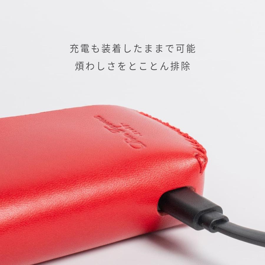 アイコス イルマ 対応 ケース IQOS ILUMA 対応 本革 イタリアンレザー 収納 カバー スリーブ 本体 電子タバコ タバコケース コンパクト シンプル 軽量 ギフト｜allrightleather｜15