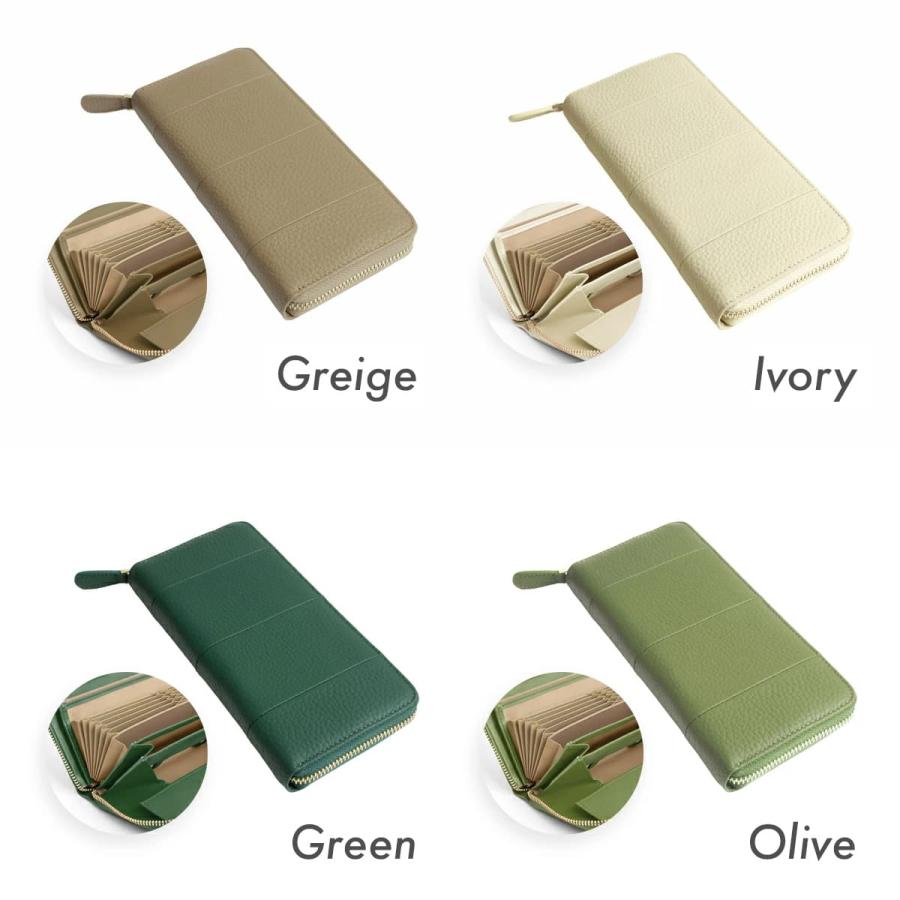 RafiCaro 牛革 長財布 レディース ギャルソン 財布 多機能 大