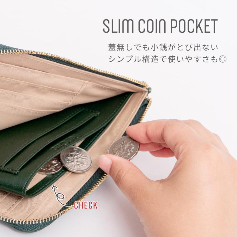 RafiCaro L字ファスナー 財布 コンパクト レディース 薄い RafiCaro L字ファスナー 財布 コンパクト レディース 薄い