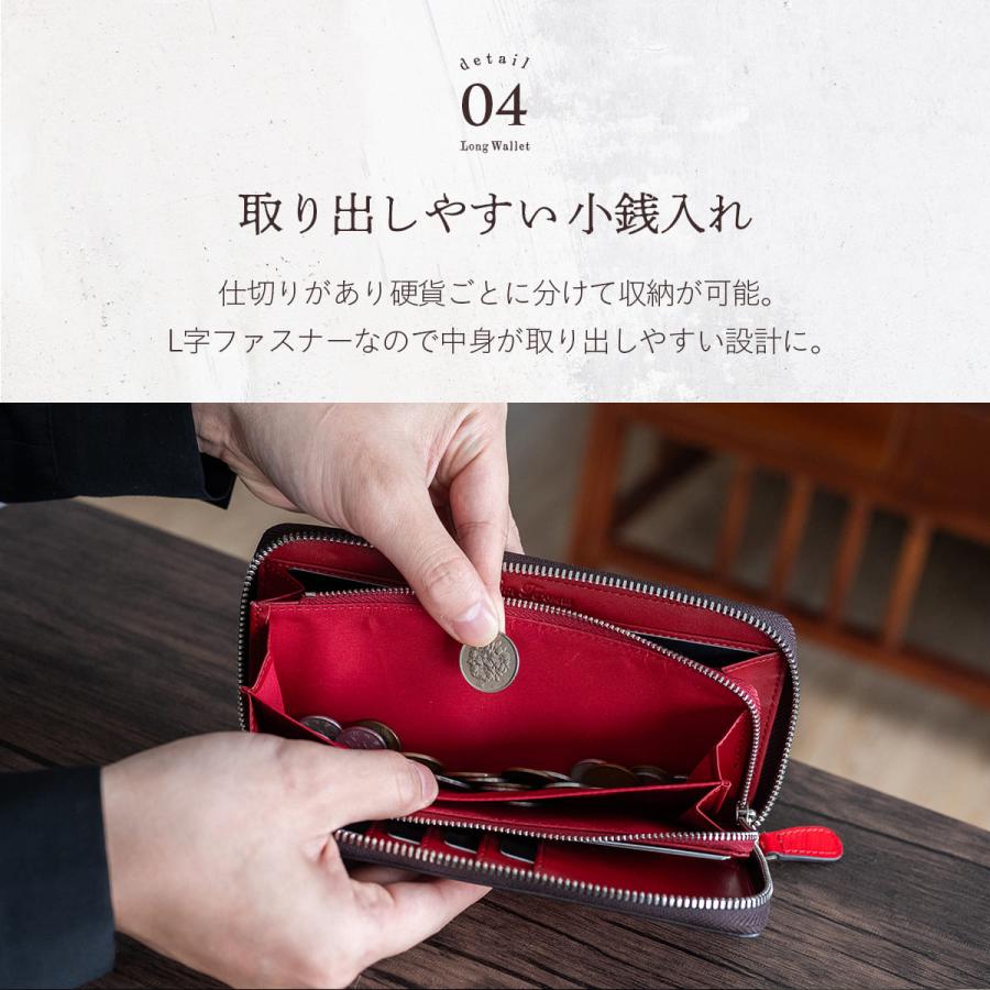 DomTeporna Italy 長財布 メンズ 本革 グラデーションレザー 大容量