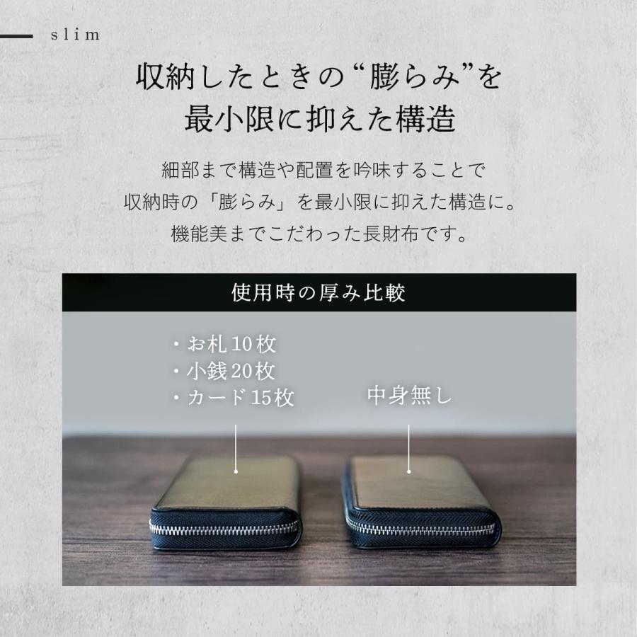 DomTeporna Italy 長財布 メンズ 本革 グラデーションレザー 大容量