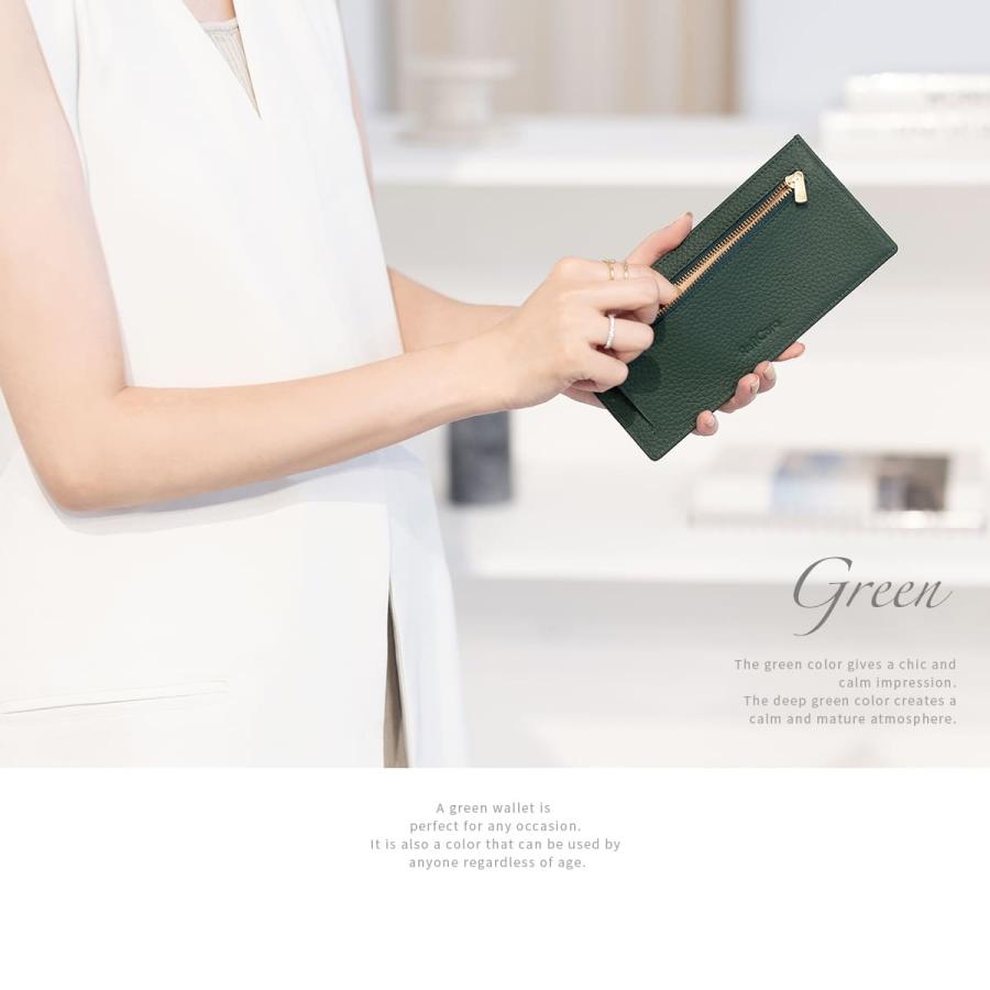 RafiCaro（ラフィカロ） フラグメントケース 薄い財布 長財布 牛革