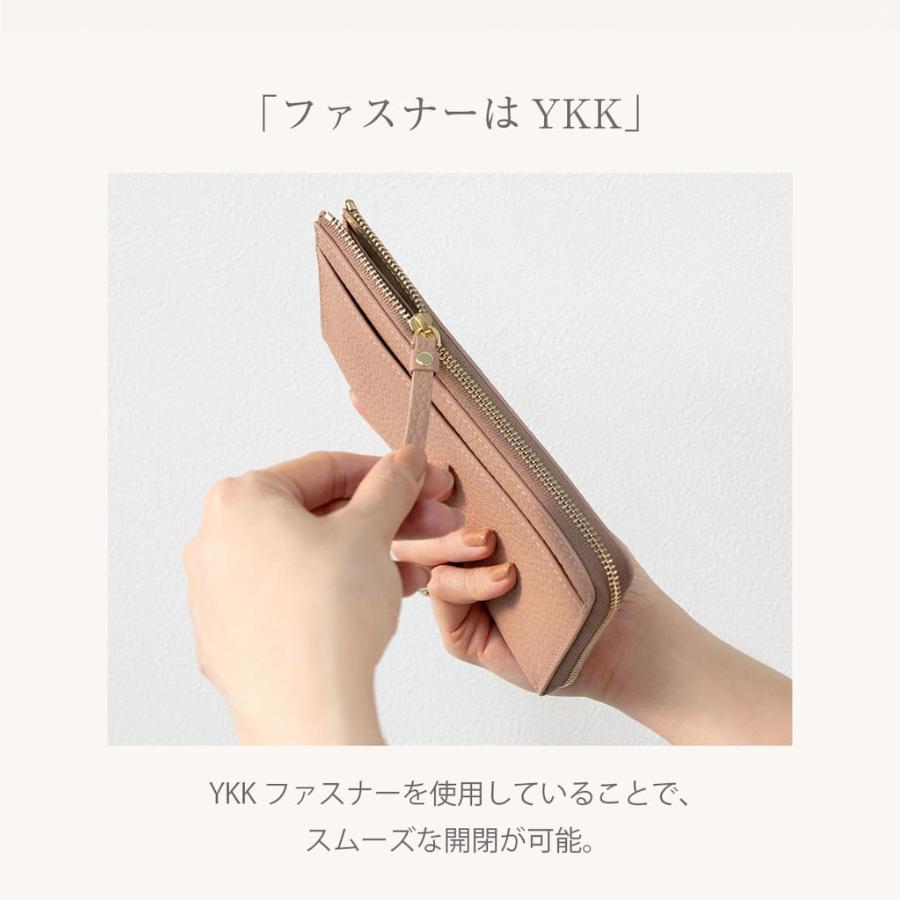 RafiCaro（ラフィカロ） 長財布 レディース 本革 大容量 薄型 L字