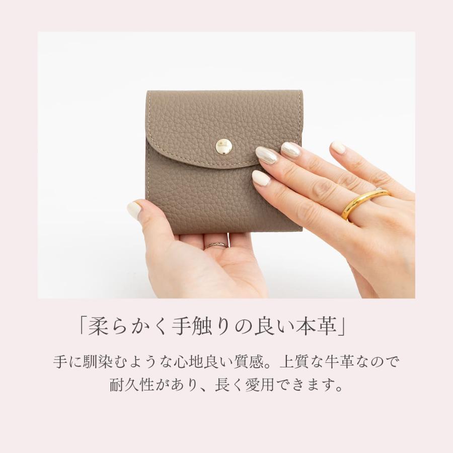 RafiCaro（ラフィカロ） ミニ財布 レディース 本革 コンパクト 財布
