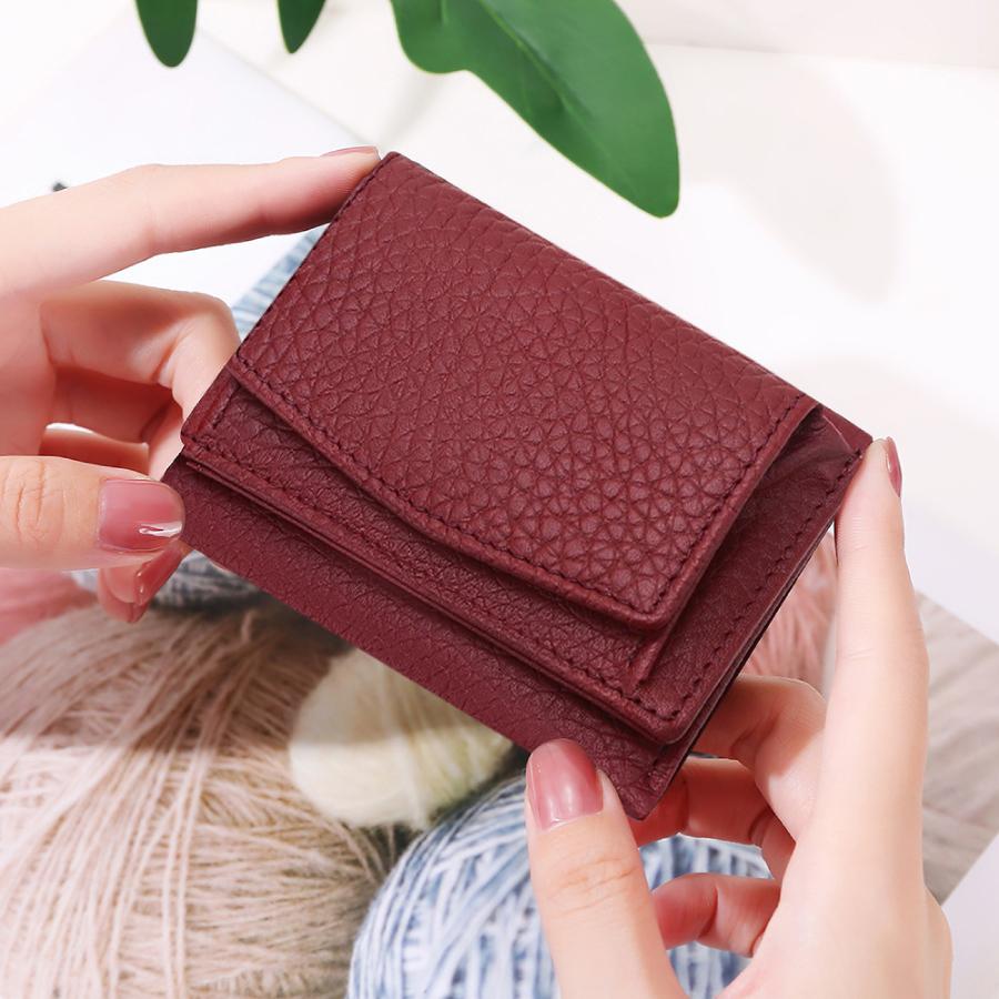 三つ折り財布 レディース ミニ財布 コンパクト 本革 かわいい カード入れ 小銭入れ Ya All Rivers 通販 Yahoo ショッピング