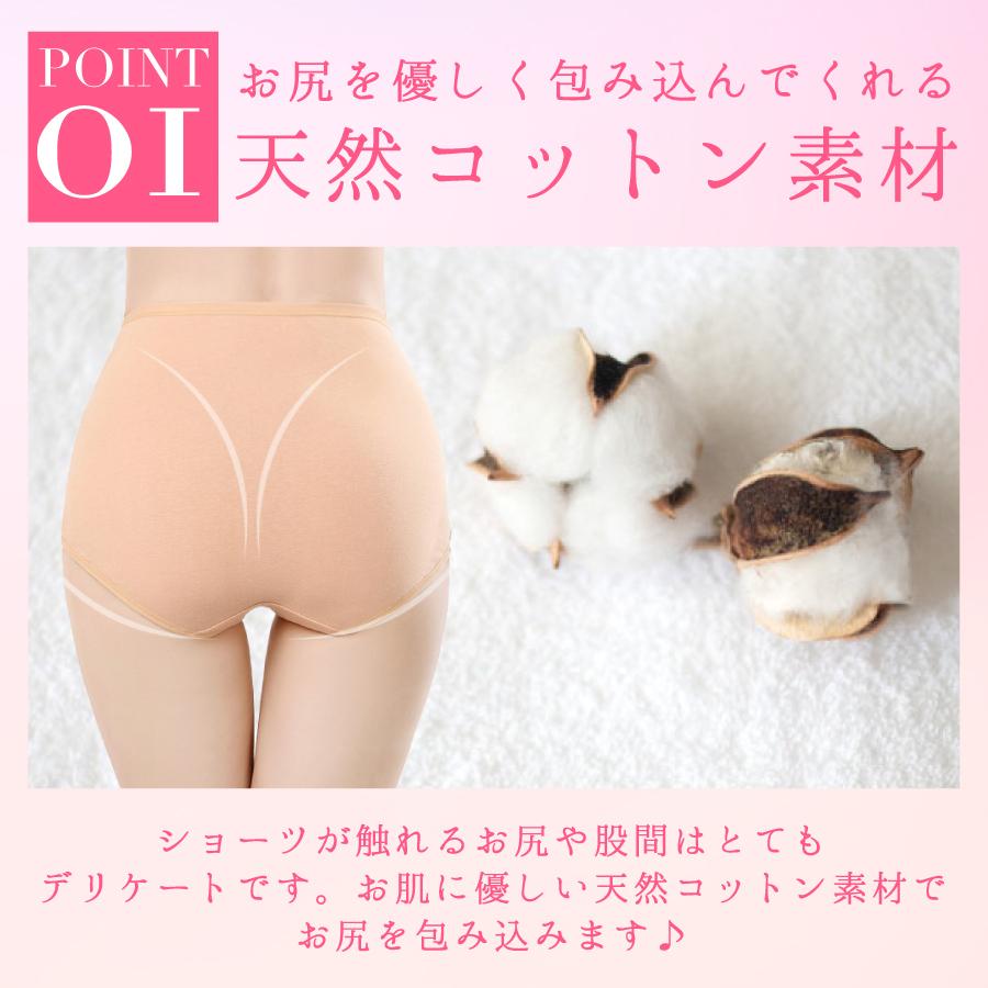 ハイウエストショーツ ショーツ ハイウェスト レディース パンツ 下着 深め 冷え 生理痛 |  | 37