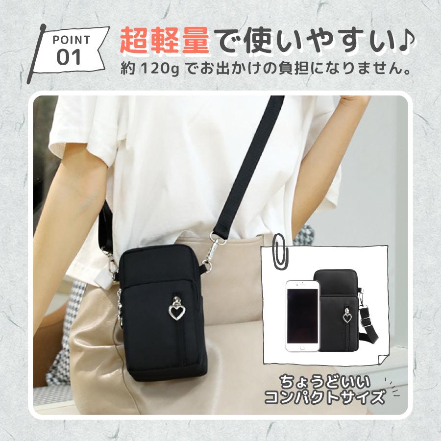 スマホポーチ レディース スマホショルダー スマホポシェット ショルダーバッグ 小さめ 軽量 コンパクト 防水 |  | 03