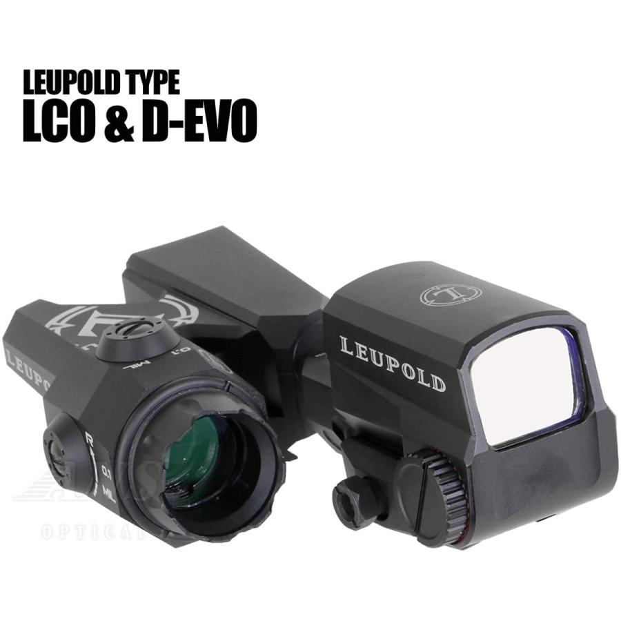 【アウトレット】ANS Optical LEUPOLD D-EVO タイプ スコープ ＆ LCO タイプ ドットサイト レプリカセット タイプ アウトレット ANS Optical LEUPOLD EVO スコープ LCO ドットサイト レプリカセット