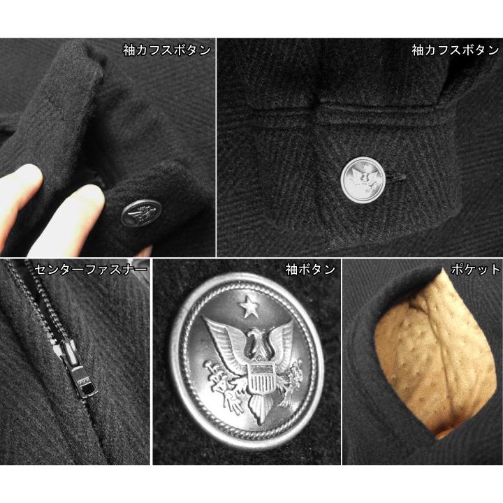 【AFO】 USAFO Herringbone Military Jacket / ユーエスエーエフオー ヘリンボーン ミリタリー ジャケット【黒】 |  | 08