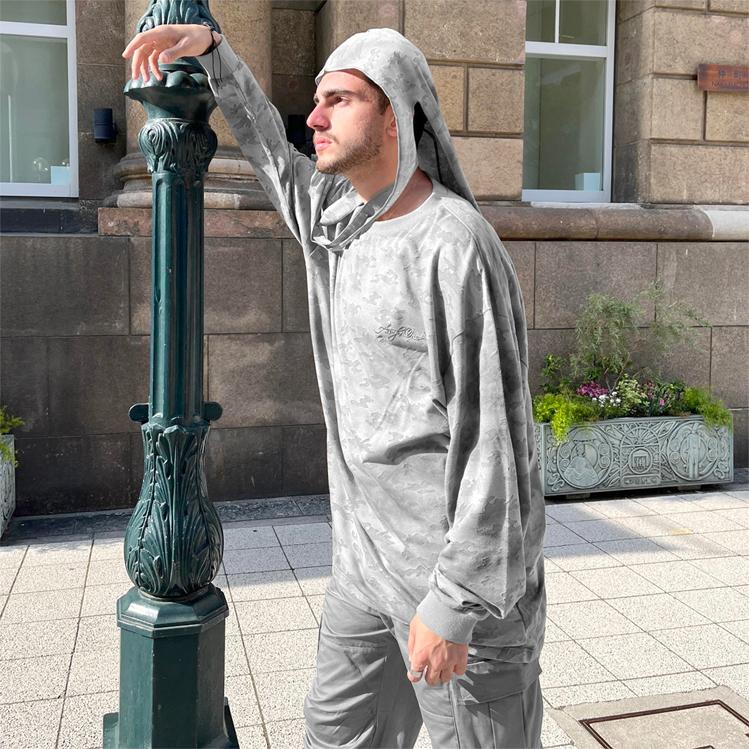 AFO】OIL ART OLIVE CAMO DU-RAG ドゥーラグ デザート迷彩 ドゥラグ