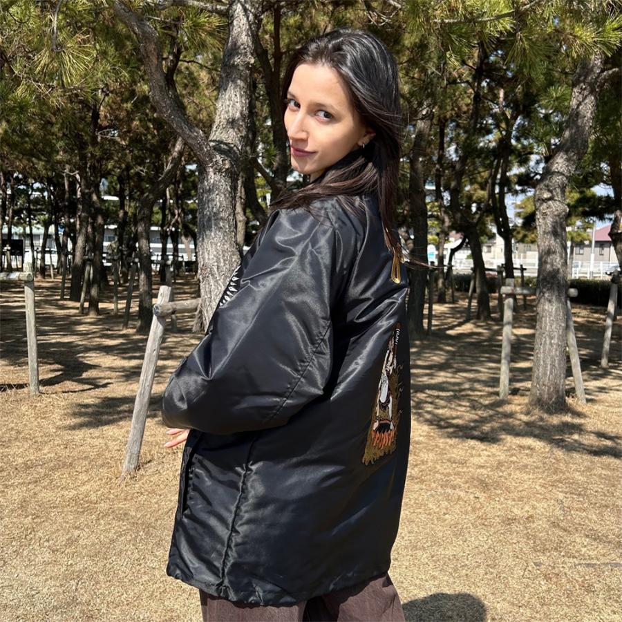 AFO/UNISEX】ASURA COACH JACKET / アシュラ サテン コーチ ジャケット