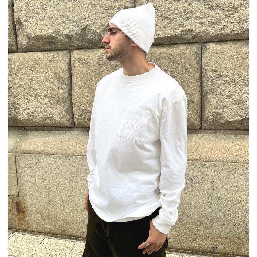 【AFO / UNISEX】12oz LONG SLEEVE POCKET TEE【ゆうパケット便対象商品】ロンティー ロンＴ 12オンス |  | 01