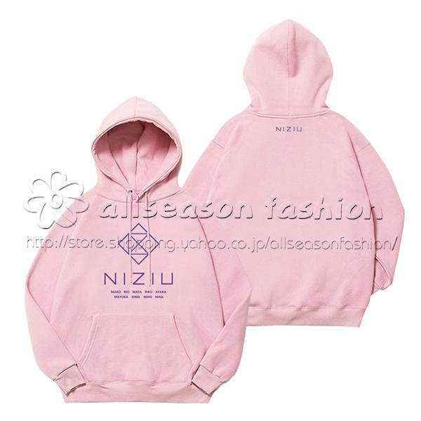 【送料無料】NiziU ニジュー 風 パーカー ファッション潮流グッズ 2022新入荷 パーカー スウェット 男女兼用 応援服 打歌服  カジュアルウェア ペアルック