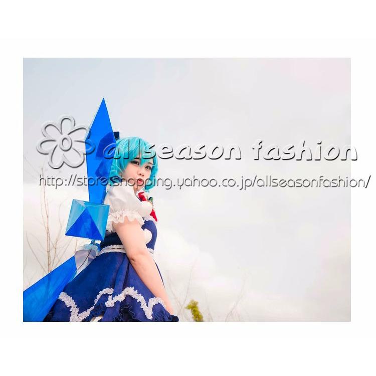 送料無料】新品東方Project チルノ コスプレ衣装コスチューム 送料無料】新品東方Project チルノ コスプレ衣装コスチューム