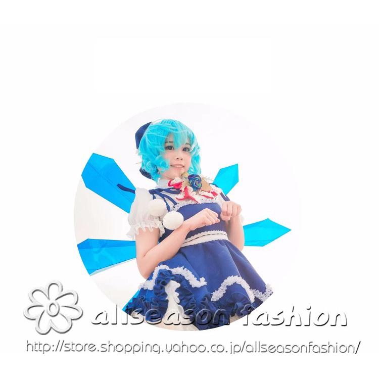 送料無料】新品東方Project チルノ コスプレ衣装コスチューム 送料無料】新品東方Project チルノ コスプレ衣装コスチューム
