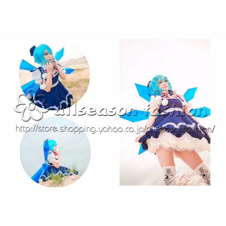 送料無料】新品東方Project チルノ コスプレ衣装コスチューム 送料無料】新品東方Project チルノ コスプレ衣装コスチューム