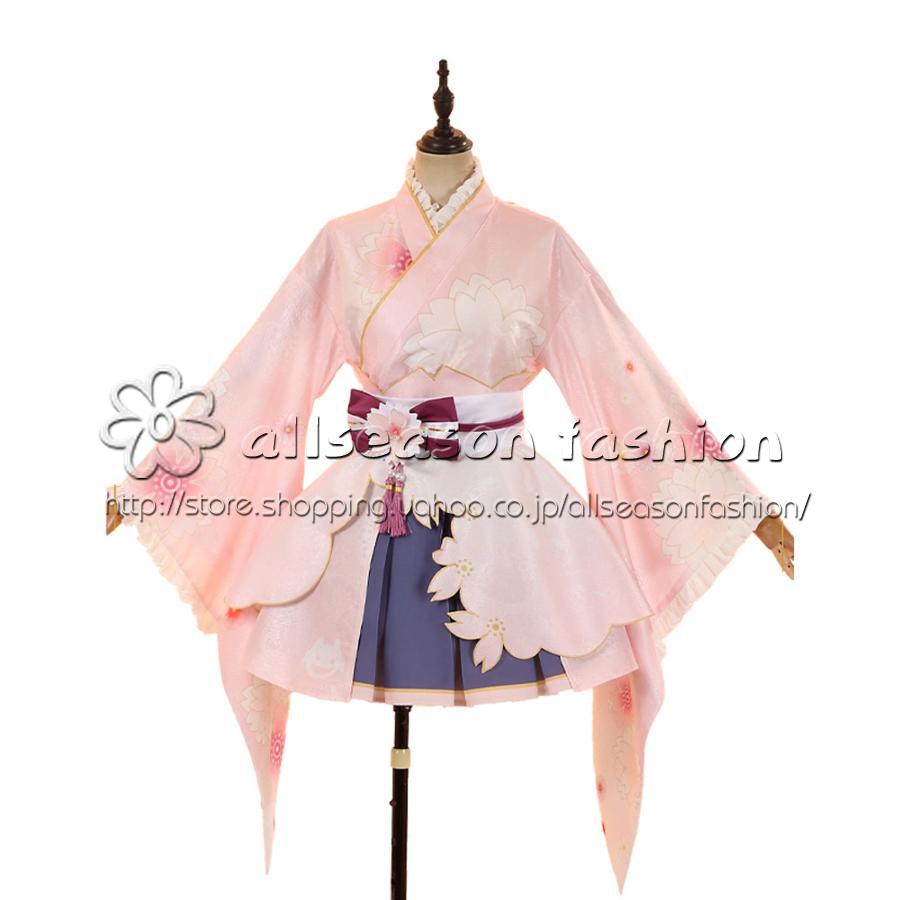ラブライブ！サンシャイン!! 津島善子 桜和装 コスプレ衣装