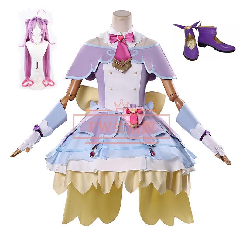 名探偵プリキュア！ 明智あんな コスプレ衣装S ウィッグ 靴 23cm 名探偵プリキュア 風 明智あんな コスプレ衣装 ウィッグ 靴 cosplay
