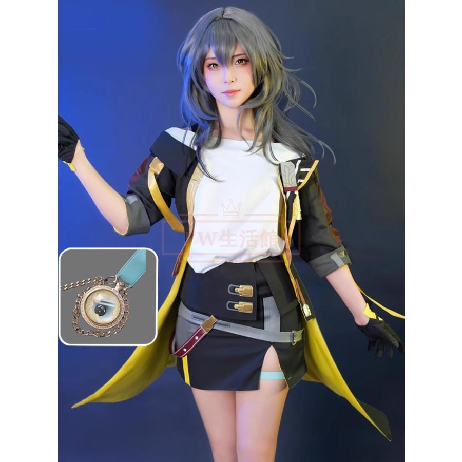 崩壊：スターレイル 星 開拓者 コスプレ衣装 靴 ウィッグ付き 崩壊：スターレイル 開拓者 星-Stelle コスプレ衣装 ウィッグ 靴