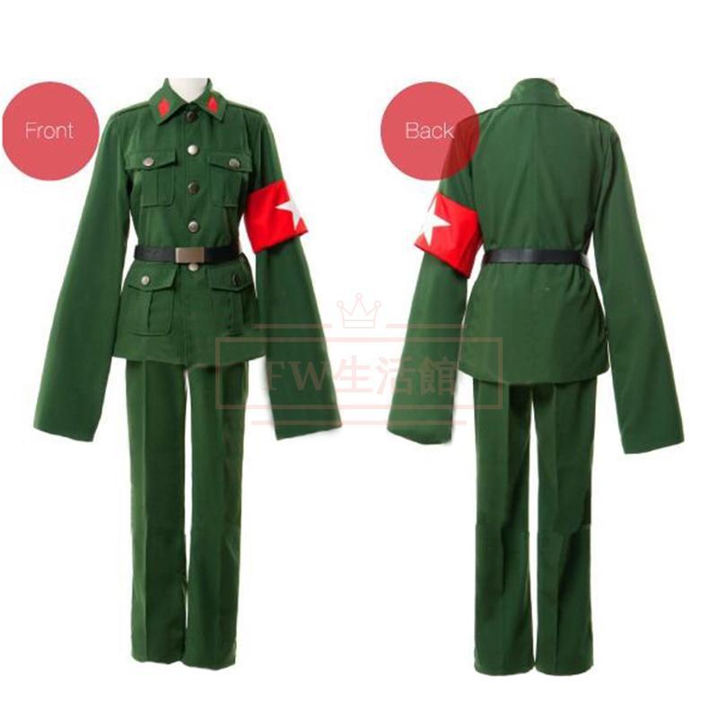 ヘタリア Axis Powers 中国軍服 コスプレ衣装 演出服 アニメ ゲーム
