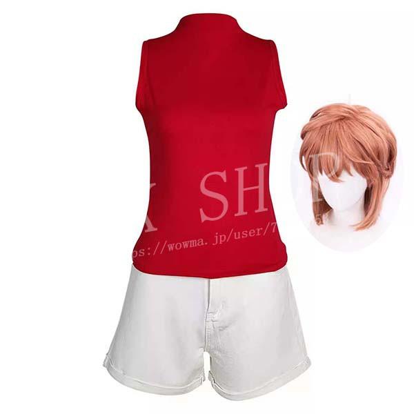 名探偵コナン 風 灰原 哀 コスプレ 衣装ウィッグ cosplay コスチューム