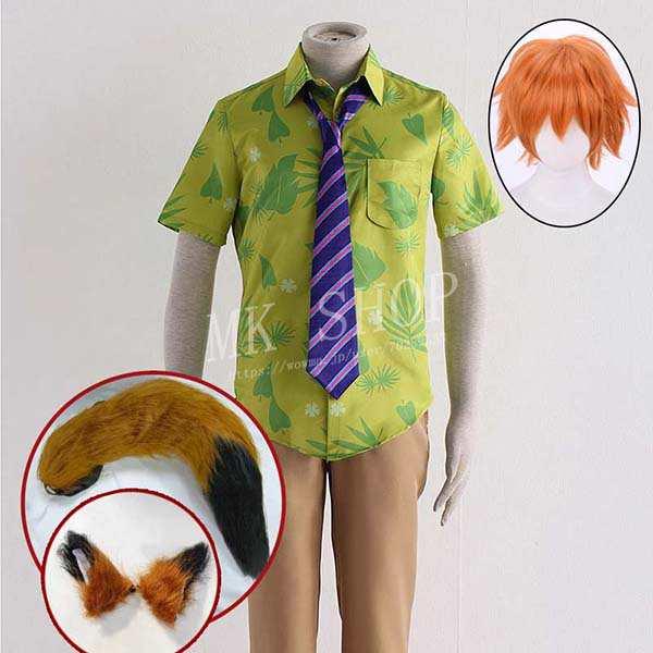 大人用 子供用 Zootopia 二ック ワイルド Nick Wilde コスプレ衣装