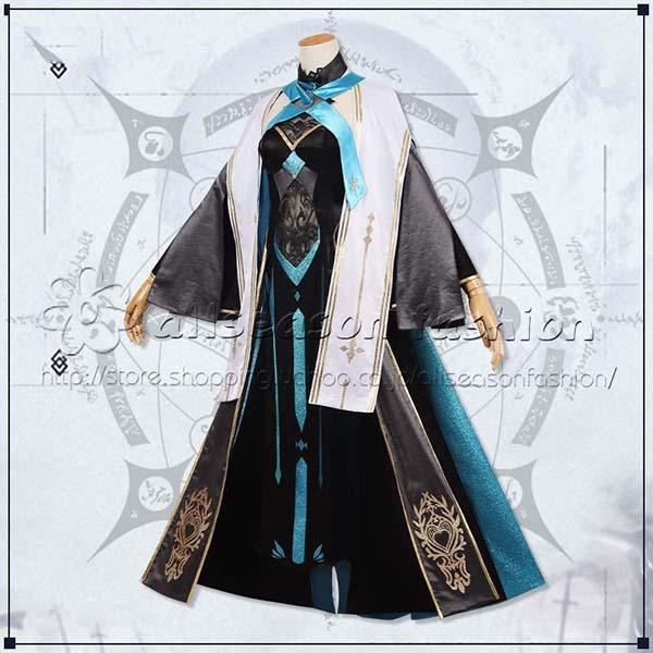 Fate/Grand Order 風 FGO モルガン コスプレ衣装 ウィッグ 靴 Fate/Grand Order 風 FGO モルガン コスプレ衣装 ウィッグ 靴