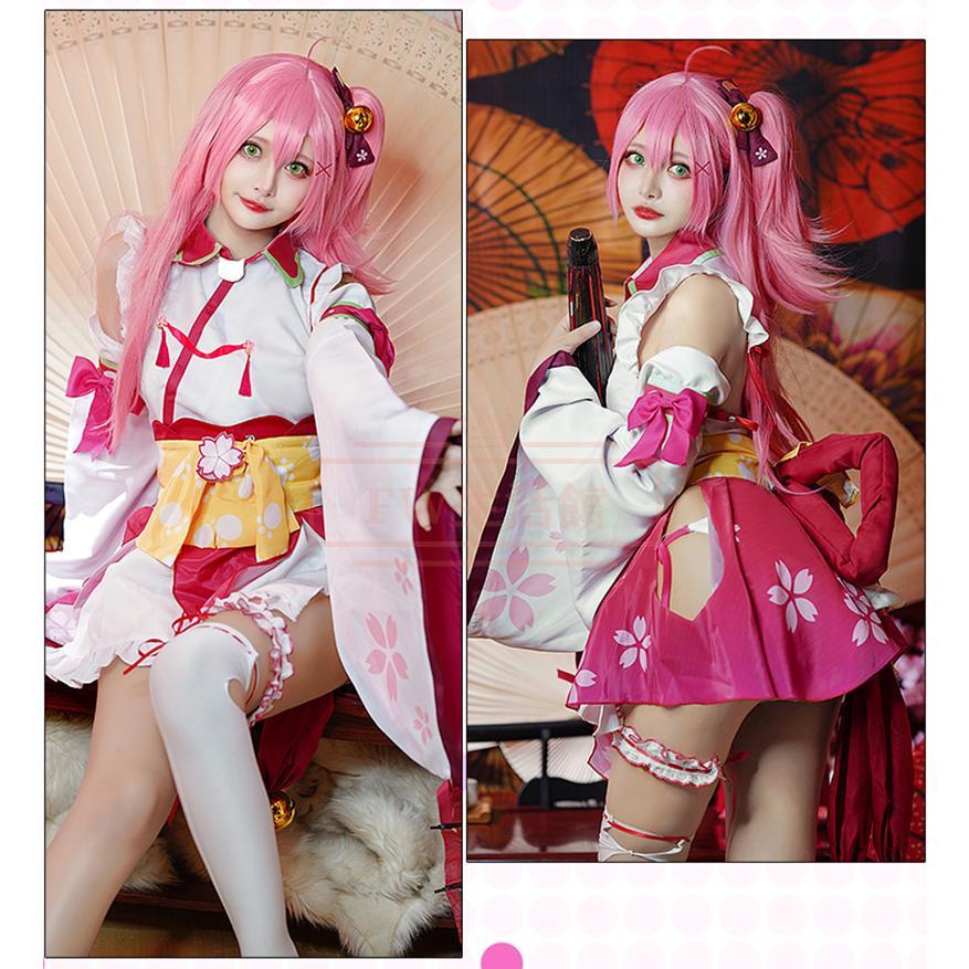 バーチャルYouTuber VTuber 櫻巫女 さくらみこ コスプレ衣装 バーチャルYouTuber VTuber 櫻巫女 さくらみこ コスプレ衣装