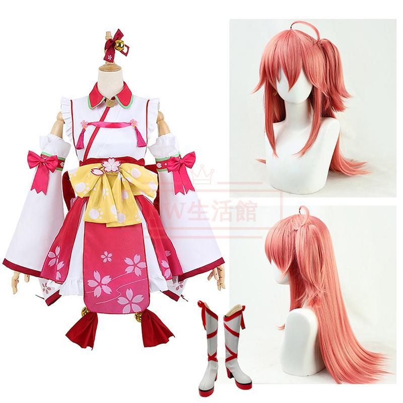 バーチャルYouTuber VTuber 櫻巫女 さくらみこ コスプレ衣装 バーチャルYouTuber VTuber 櫻巫女 さくらみこ コスプレ衣装