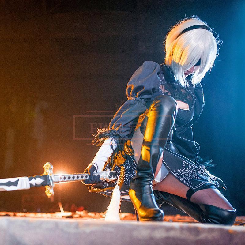 NieR Automata ニーア オートマタ 2B ヨルハ二号B型 コスプレ NieR Automata ニーア オートマタ 2B ヨルハ二号B型 コスプレ