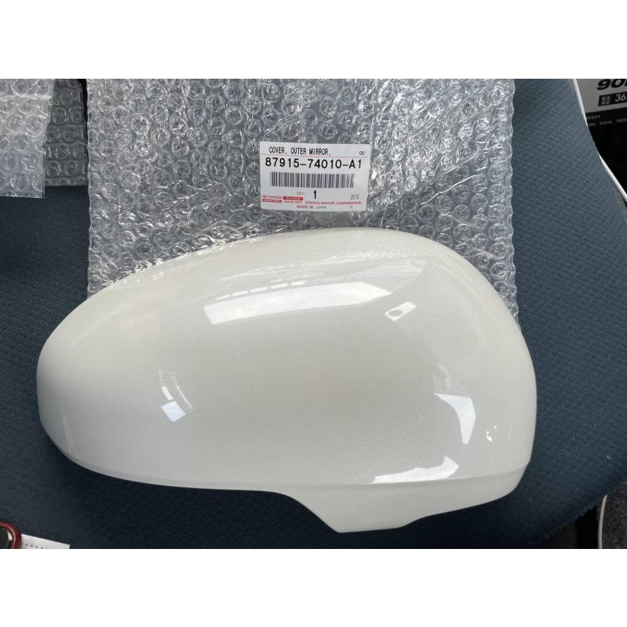 PRIUS プリウス ZVW30 純正 右ドアミラーカバー ホワイトパール トヨタ（TOYOTA） 新品 純正 PRIUS プリウス ZVW30 右ドアミラーカバー
