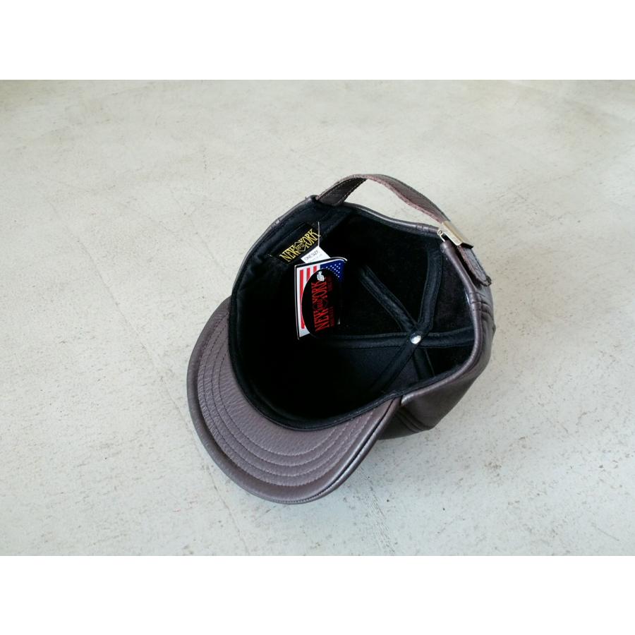 NEW YORK HAT NEWYORK ニューヨークハット 別注 レザーキャップ NEW YORK HAT NEWYORK ニューヨークハット 別注 レザーキャップ