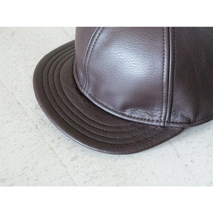 NEWYORK HAT ニューヨークハット　別注　レザーキャップ　ベースボールキャップ　BB CAP　ショートブリム　フリップキャップ｜allthat｜09