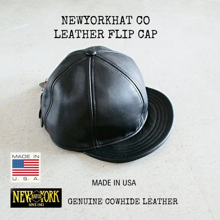 NEW YORK HAT NEWYORK ニューヨークハット 別注 レザーキャップ NEW YORK HAT NEWYORK ニューヨークハット 別注 レザーキャップ