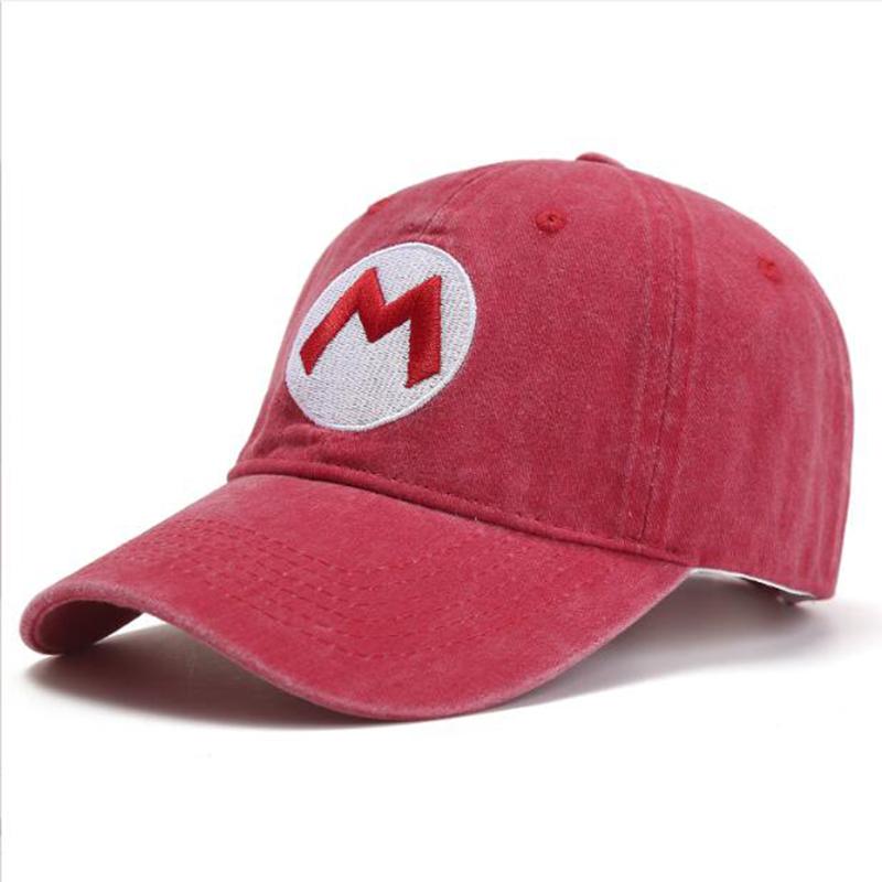 スーパーマリオ 風 キャップ 大人 帽子 ルイージ マリオ 野球帽 男女兼用 レディース メンズ カップル