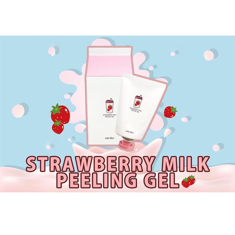 レッツスキン ストロベリー ミルク ピーリング ジェル 1個 韓国コスメ イチゴミルク ゲル ゴマージュ Let S Skin ダーマル Dermal スキンケア 正規品 アリュールallure 通販 Yahoo ショッピング