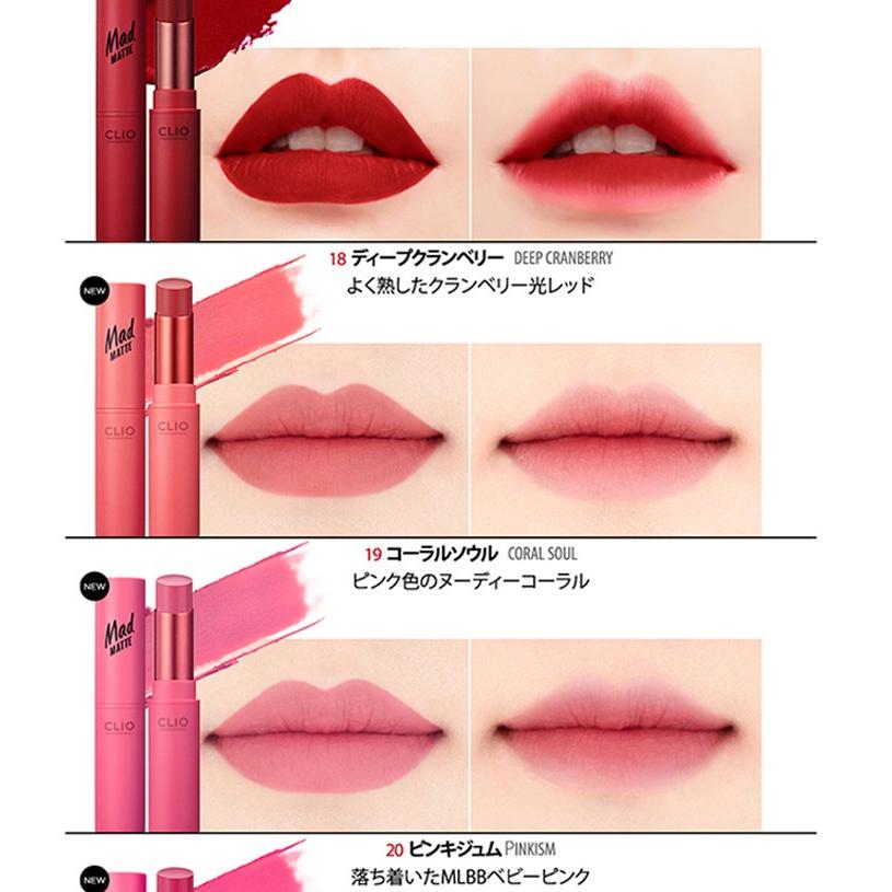 クリオ Clio マッド マット リップ 韓国コスメ リップスティック メール便 正規品 Clio Mad Matte Lip アリュールallure 通販 Yahoo ショッピング