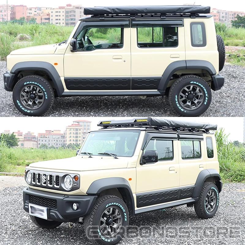 ジムニーノマド JC74 5ドア パーツ ドアバイザー 雨よけ サイドドア