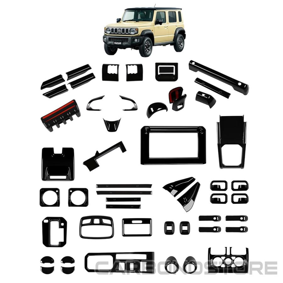 ジムニーノマド 5ドア パーツ インテリアパネル 18点セット 46pcs AT車