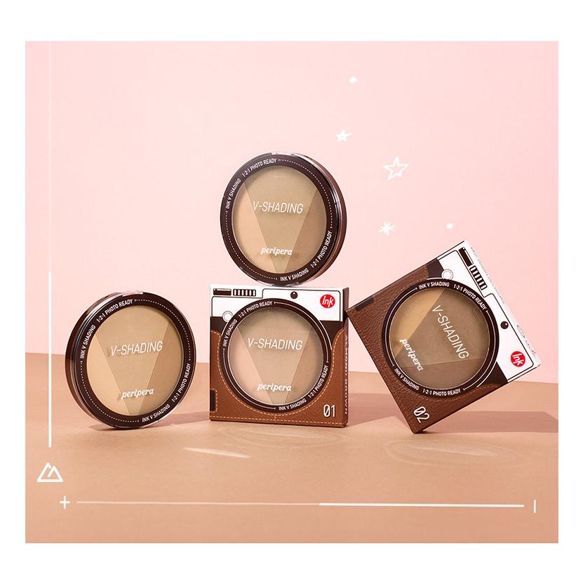 【単品12個セット】ペリペラ ブイ シェーディング 01 NATURAL BROWN peripera ナチュラルブラウン イエベ 韓国コスメ【送料無料】 peripera（ペリペラ） インク ブイ シェーディング 韓国コスメ