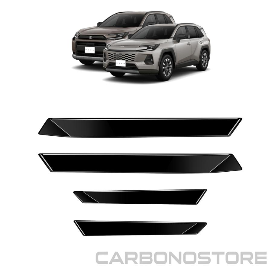 新型 RAV4 60系 スポイラーガーニッシュ Cピラー Dピラー ガーニッシュ