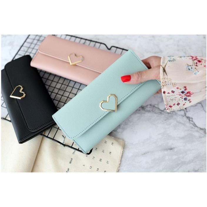 ハート大長短財布可愛い付韓国財布 Allure Webshop 通販 Yahoo ショッピング