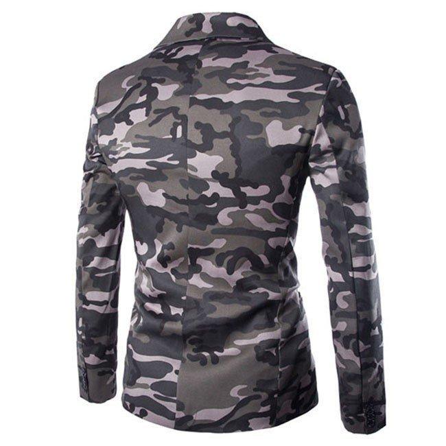 ブレザーテーラードメンズ長袖迷彩ジャケット迷彩柄カジュアルコーデジャケット30代40代50代秋冬2色 Allb4ecf Allure Webshop 通販 Yahoo ショッピング