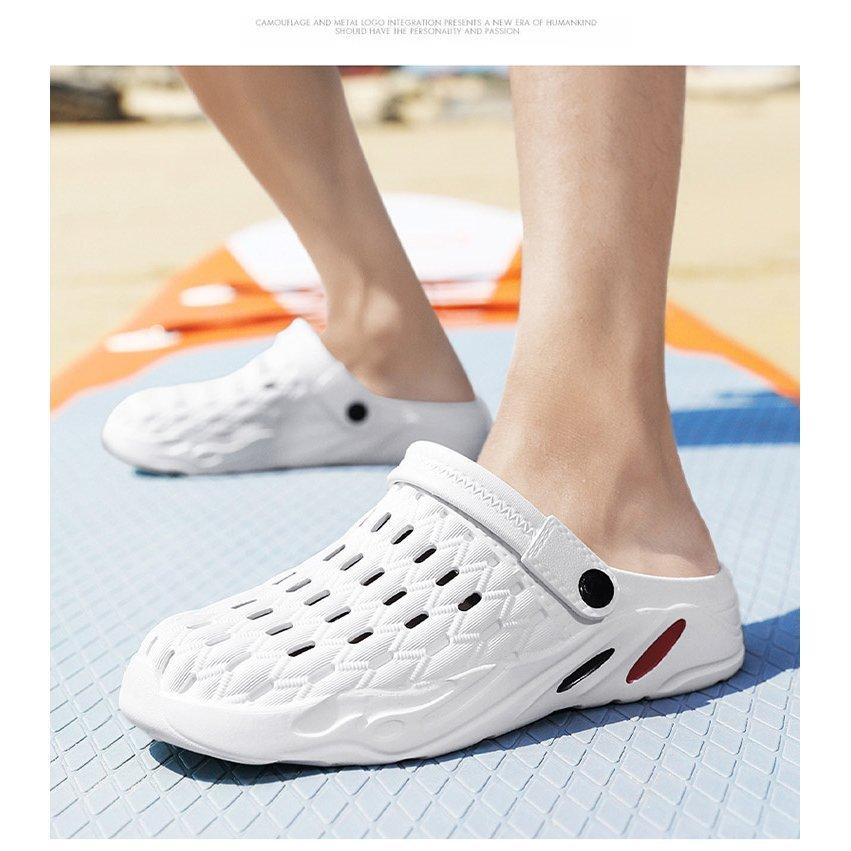 サンダルメンズレディースユニセックス男女兼用ブラック黒ホワイト白ネイビーサボサンダル軽量軽い