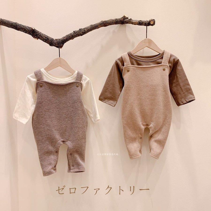Sale 93 Off ｔシャツ付きサロベットロンパース春秋ベビー服子供服キッズ服可愛い男の子女の子オールインワンシンプル新品新生児服 カバーオール出産祝いおしゃれ Cisama Sc Gov Br