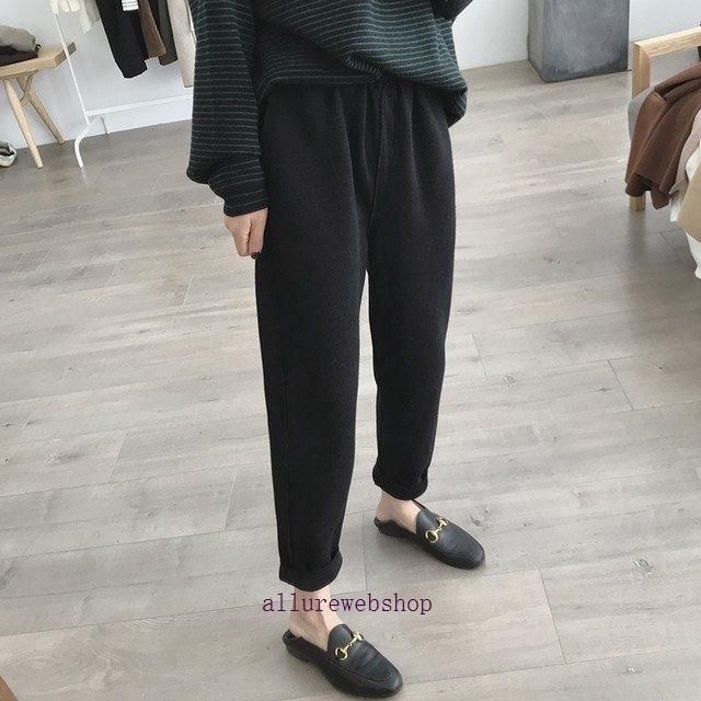 クロップドパンツ レディース ファッション 代 30代 40代 50代 女性 カジュアル 秋 春 夏服 九分丈 ハイウエスト ウエストゴム 名入れ無料