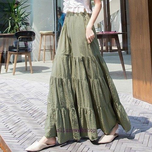 ワイドパンツルック 代 30代 40代 50代 レディース ファッション ガウチョパンツ コーデ 女性 カジュアル 秋 春 夏服 ティアードパンツ ナチュラル Allby Allure Webshop 通販 Yahoo ショッピング